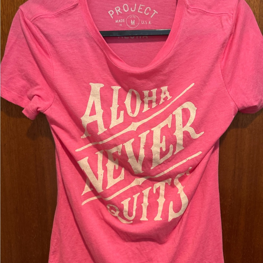 Y/Project Vibrant Pink Tee with Bold Print